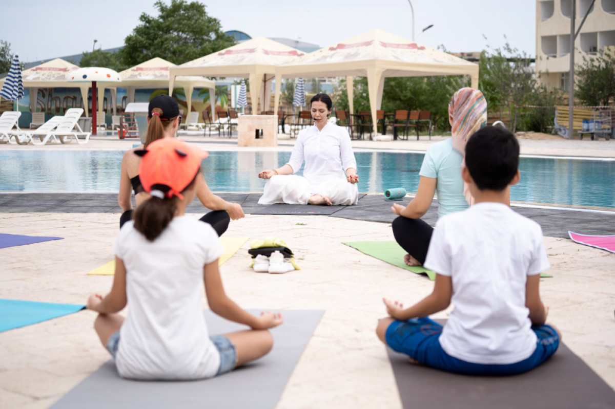 International Yoga day marked in Kazakhstan 